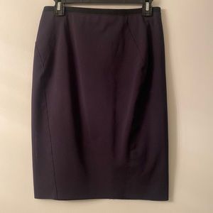 Elie Tahari Navy Pencil Skirt